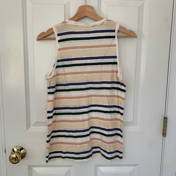 5 Madewell Striped Tees / Tanks, Small - Picture 9 of 13